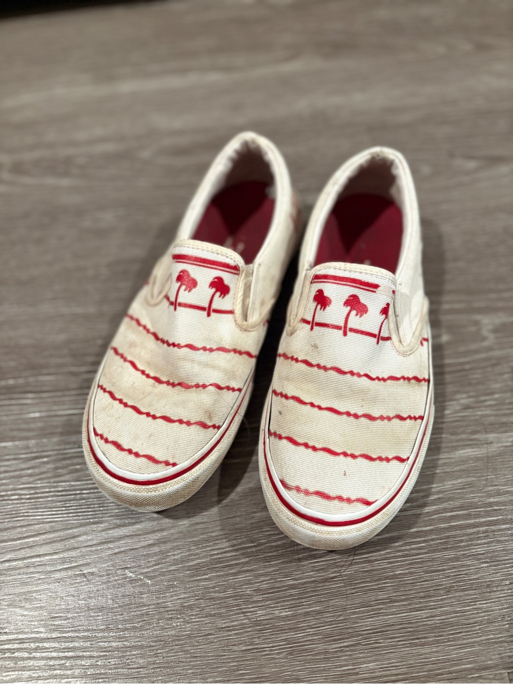 Rare In-N-Out Burger Drink Cup Canvas Slip On Shoes Sneakers Men's 9 - Picture 4 of 6